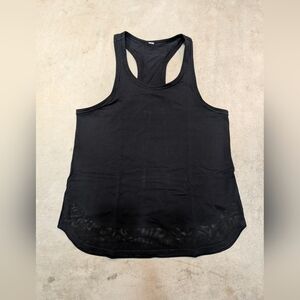 Lululemon Black Tank Top Women's 4-6 Gym Workout Athleisure